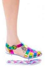 Carica l&#39;immagine nel visualizzatore di Gallery, Yru Shoes Clear Platform Rainbow
